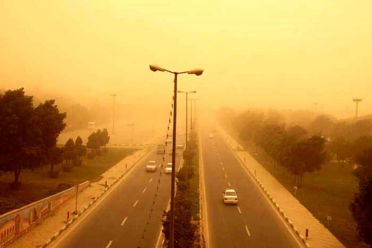 گرد و خاک در راه البرز