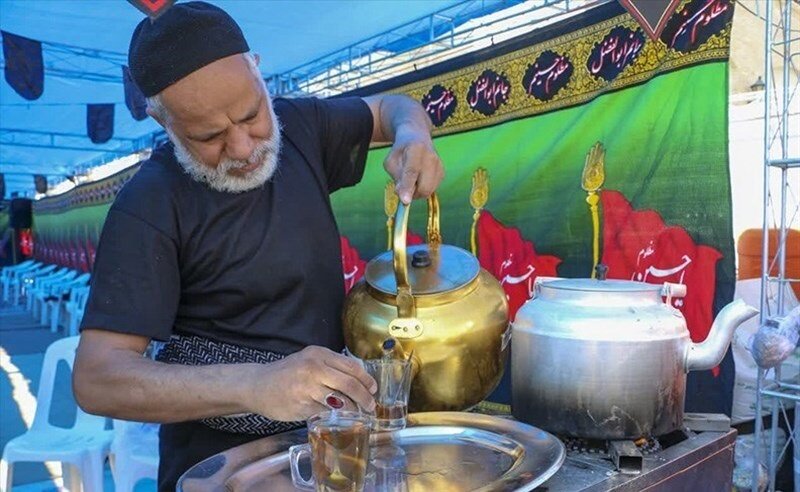 خدمات دهی موکب های شهر یاسوج به زائران حسینی