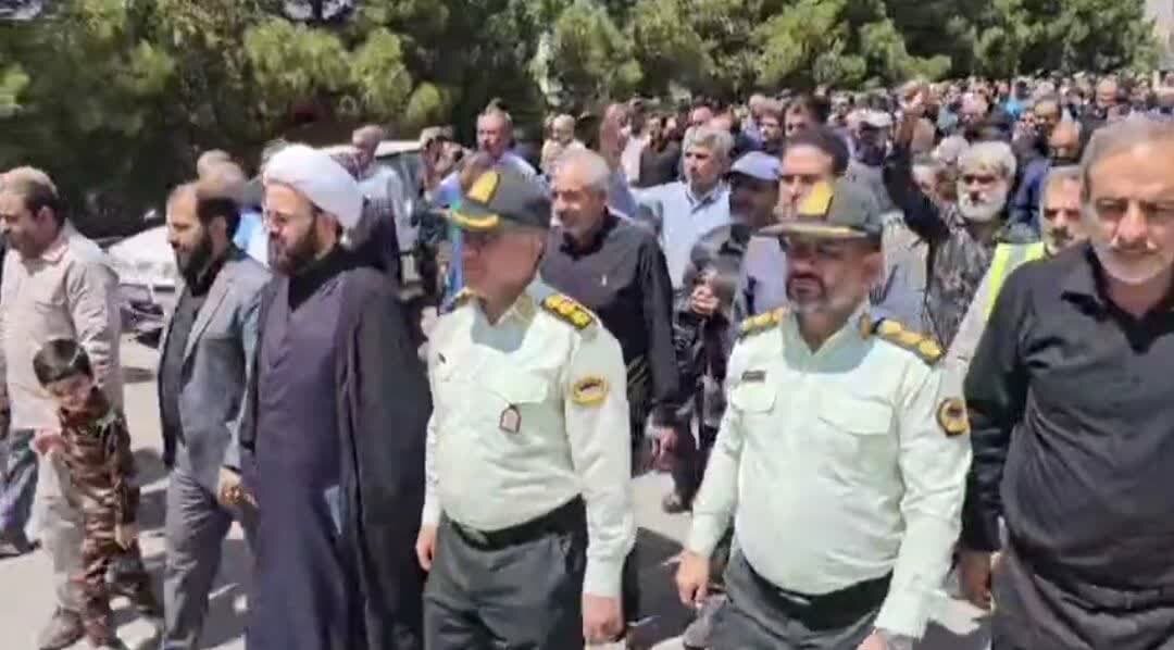 راهپیمایی «جمعه خشم و نصر» در زرند