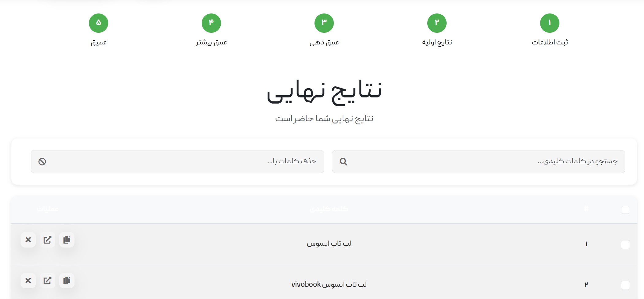 7d8be8fc afb3 4b8e 8d40 97b28a383e21 - ابزار جدید ایرانی برای سئوکاران رونمایی شد | واژه کاو ابزار آنالیز سئو و تحقیق کلمات کلیدی