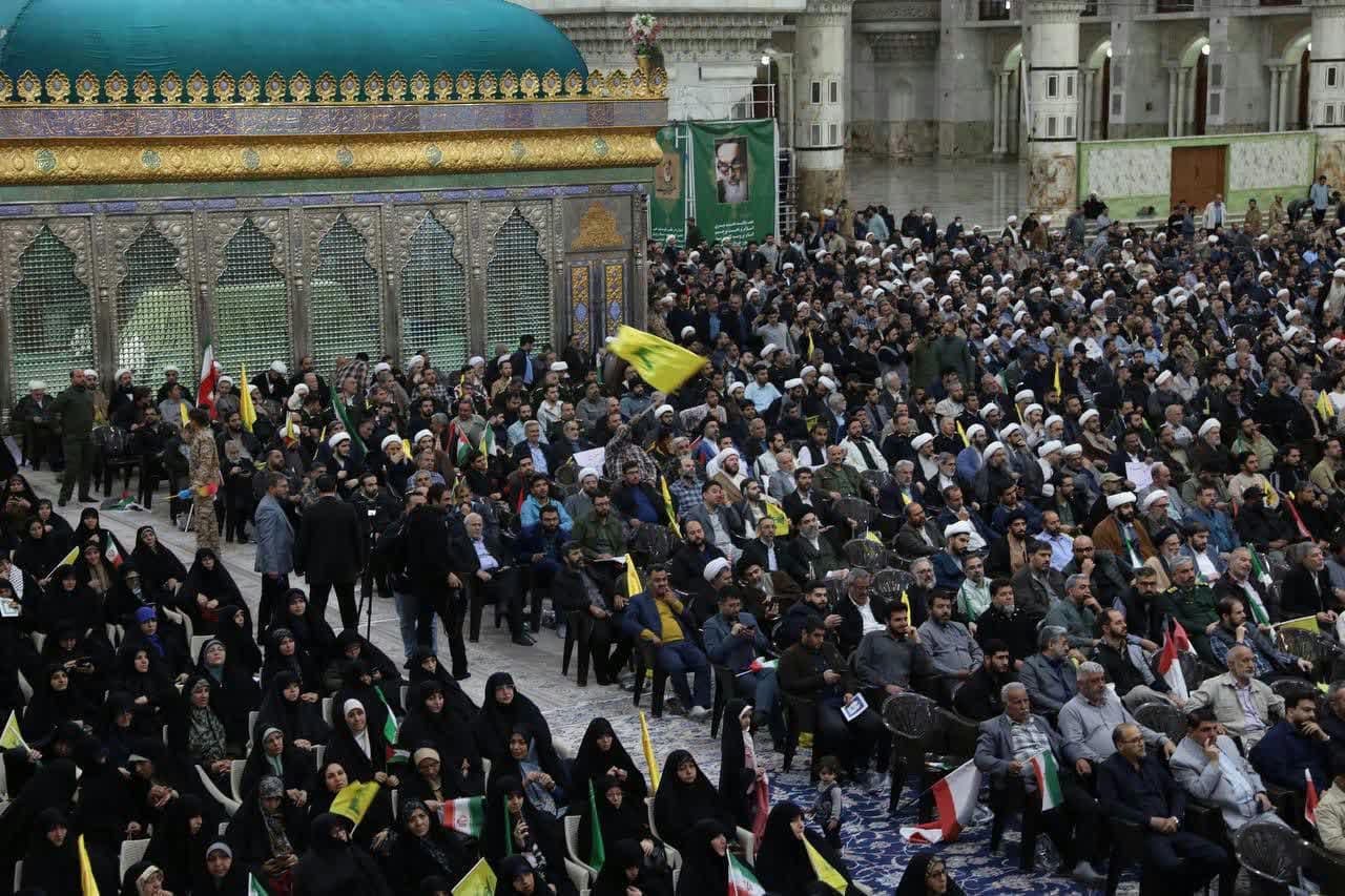 عکس /همایش فرمانده هان پایگاه های تهران بزرگ حرم مطهر امام خمینی (ره)