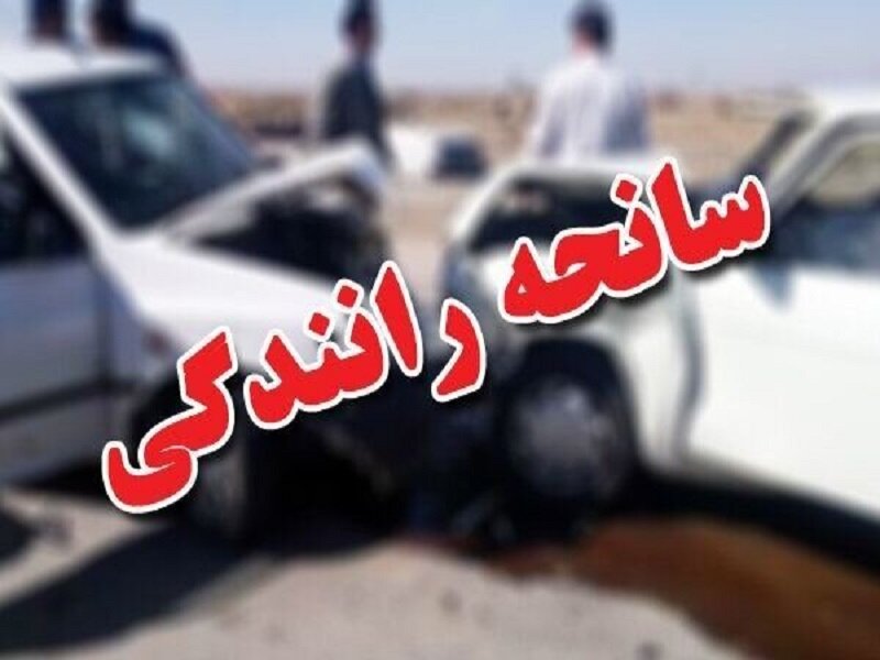 برخورد دو خودرو در محور بیستون صحنه یک مصدوم بر جا گذاشت