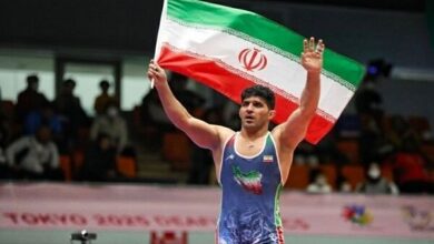 کاروان ورزش ایران  با قهرمانی میثم قبشه دزفولی طلایی شد 