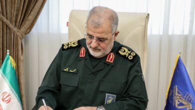 سردار پاکپور ارتحال آیت‌الله سید محمد شاهچراغی را تسلیت گفت