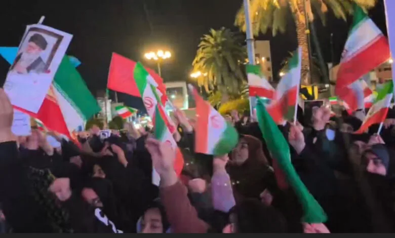 اجتماع شبانه عاشقان رهبری در بهشهر