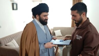 تقدیر از سرباز مجروح در جنگ تحمیلی آمریکایی -صهیونیستی