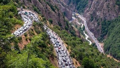 تردد در جاده چالوس دوطرفه شد