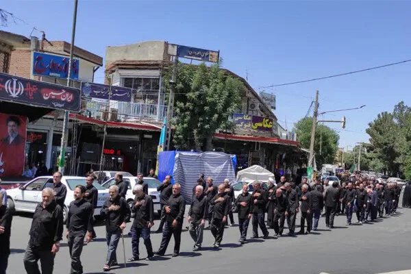 عزاداری جاماندگان اربعین در بناب عزاداری جاماندگان اربعین در بناب