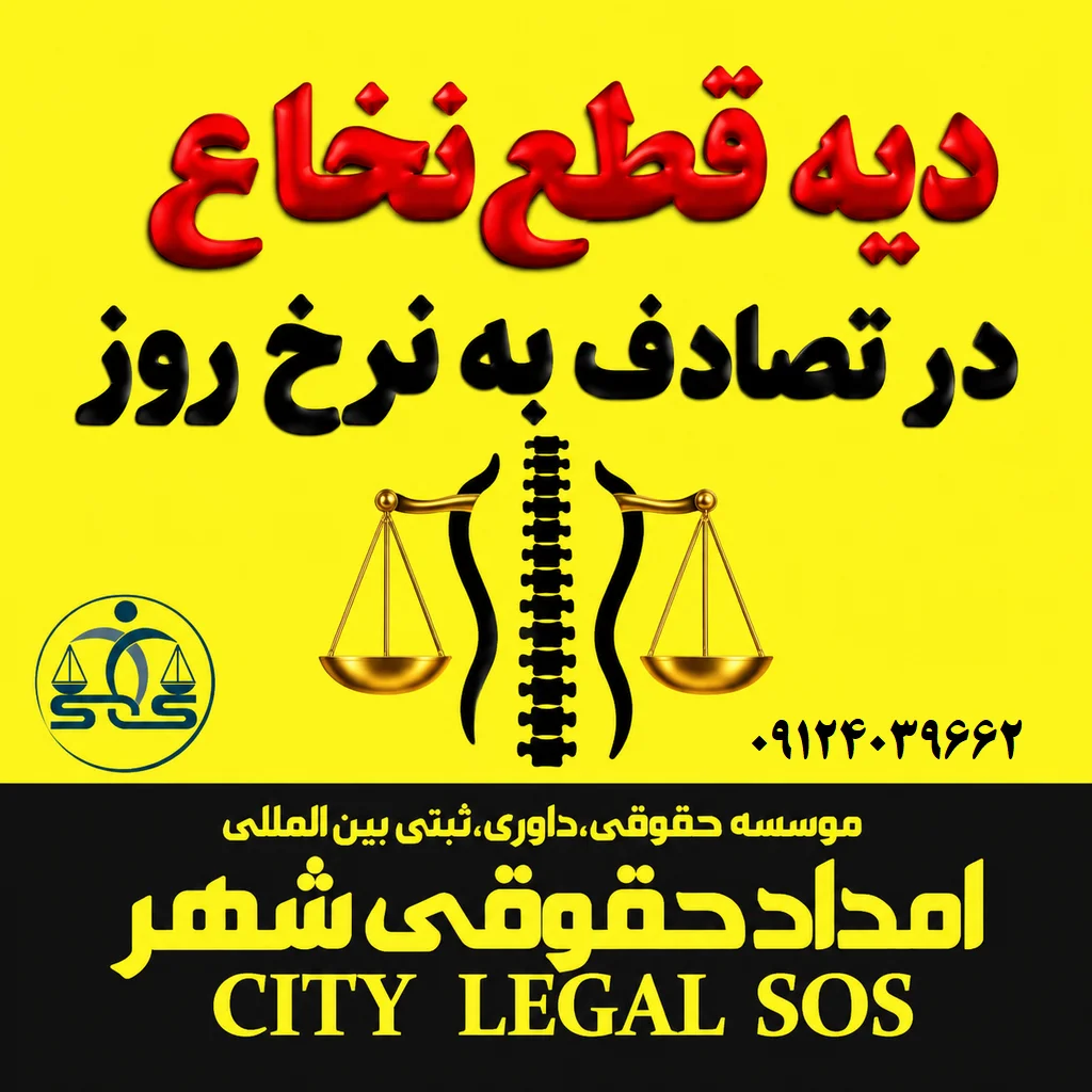 دیه قطع نخاع در تصادف رانندگی